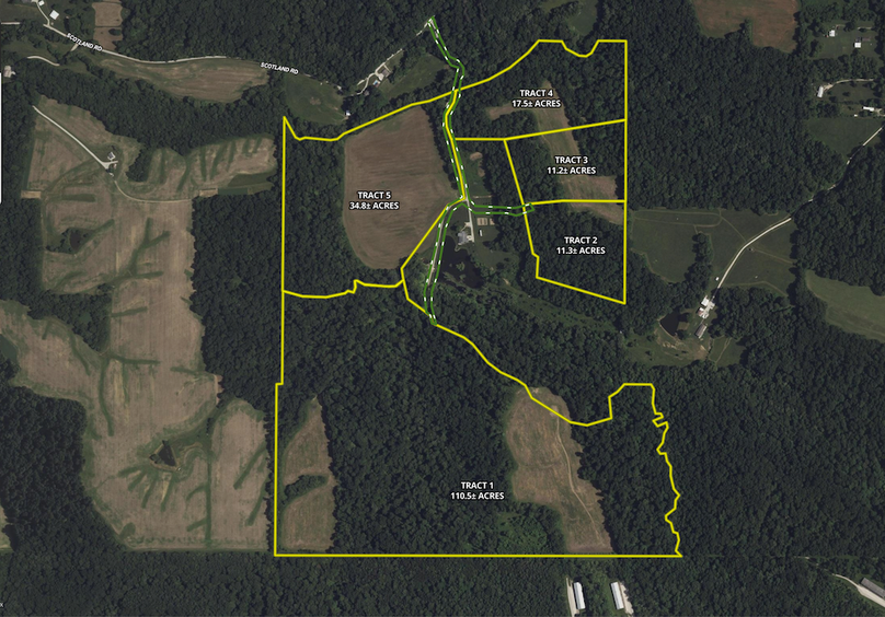 Greene IN 187.aerial.labels with road