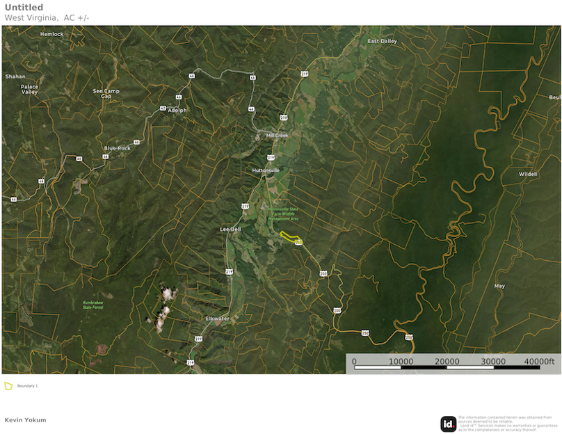 Rand Co WV 85.88 Clevenger map 4 overview