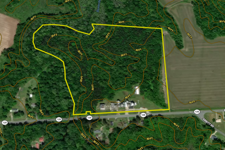 Martin Co, NC 35 - Lake Phelps Holdings LLC Topo