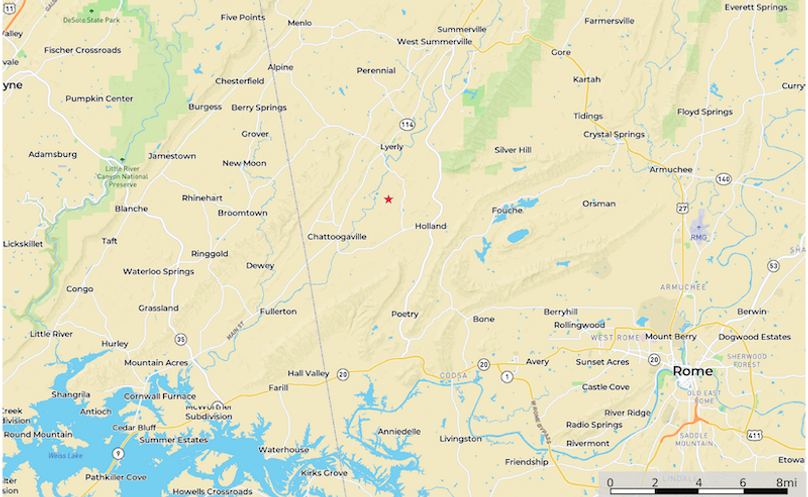 Location2 Map - Chattooga 20.87