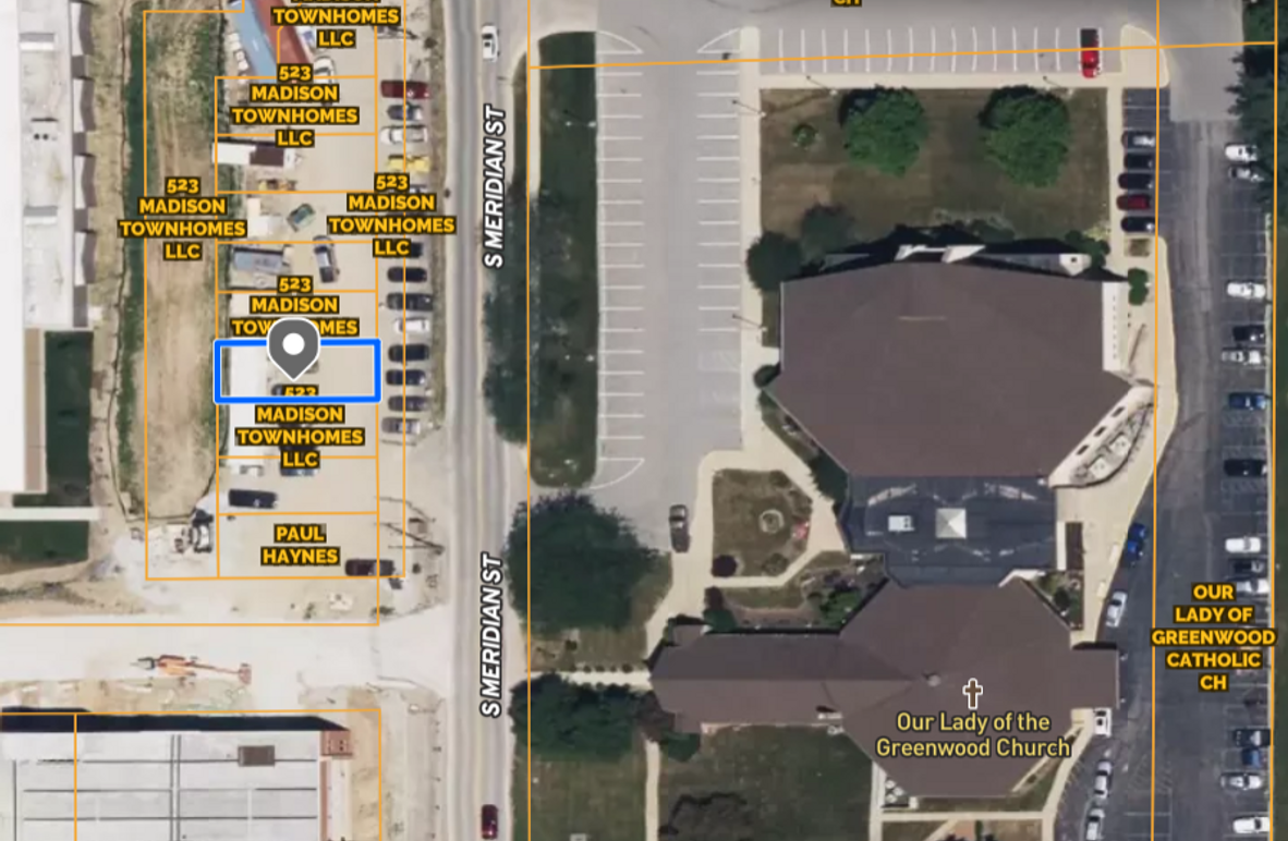 444 S Meridian Aerial