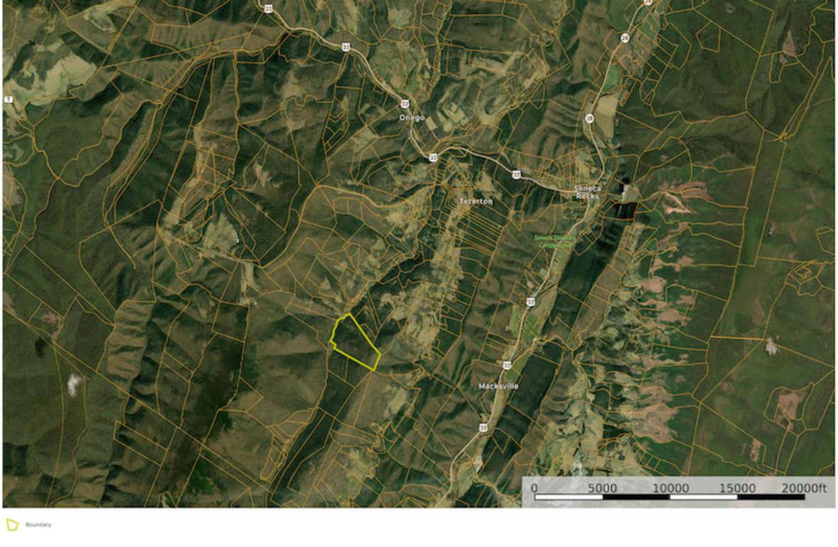 Pendleton Co WV 129.75 Auvil map 4 overview