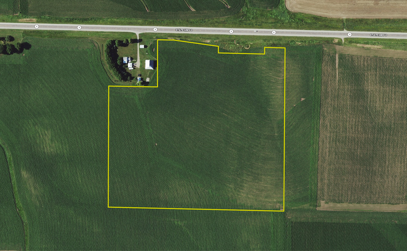 PLYMOUTH IA 128.03.aerial.Tract 2