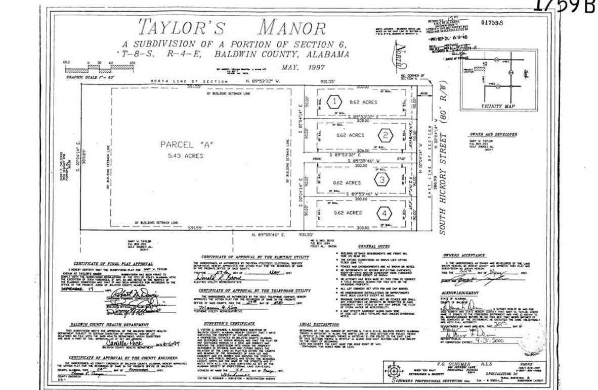 Taylor_s Manor Plat