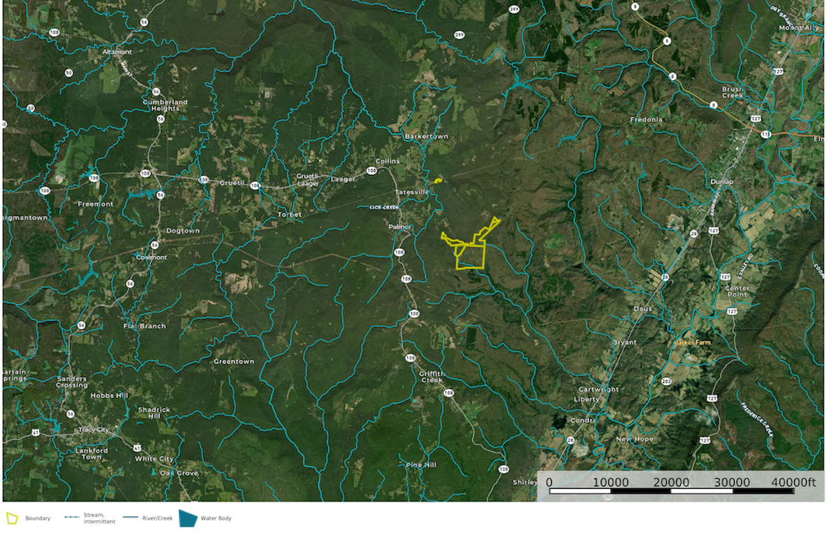 Grundy Sequatchie Co TN 573.83 Dixon_Daus Mountain Rd_Large Scale