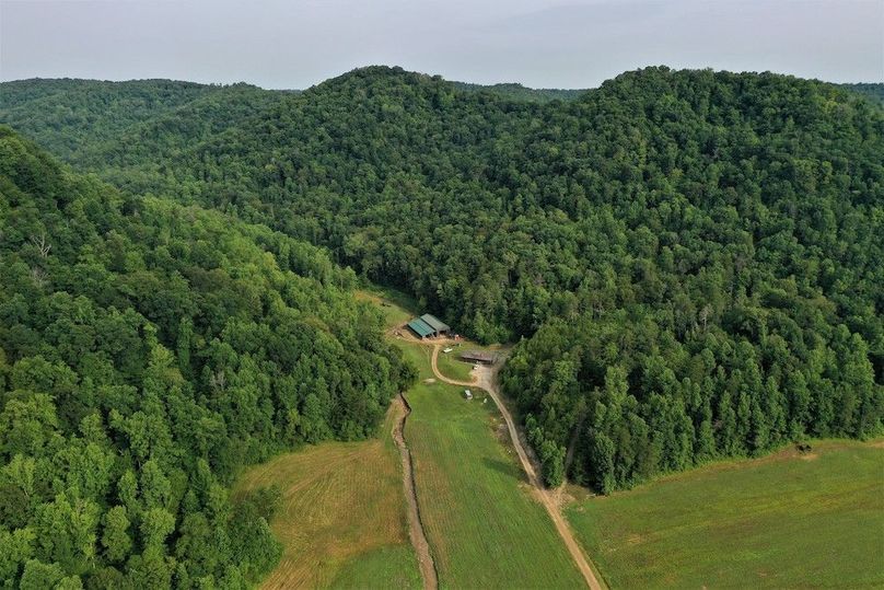 032 aerial drone shot of the barn (home not included)