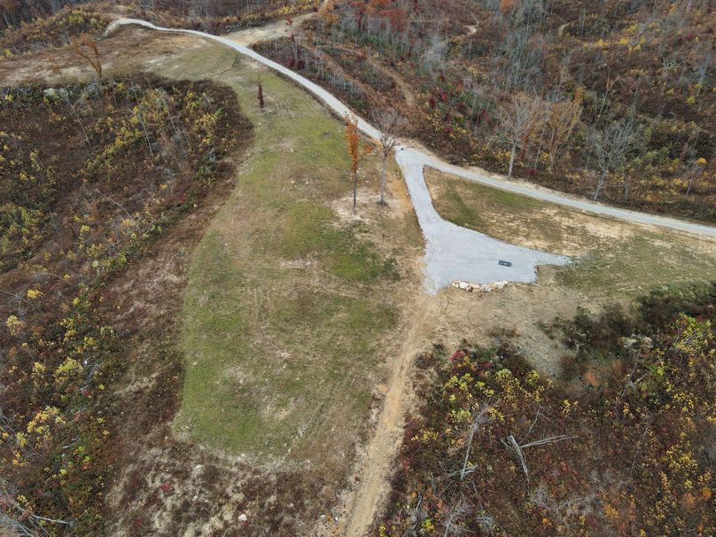016 aerial view of the RV_Camper pad off the county gravel road