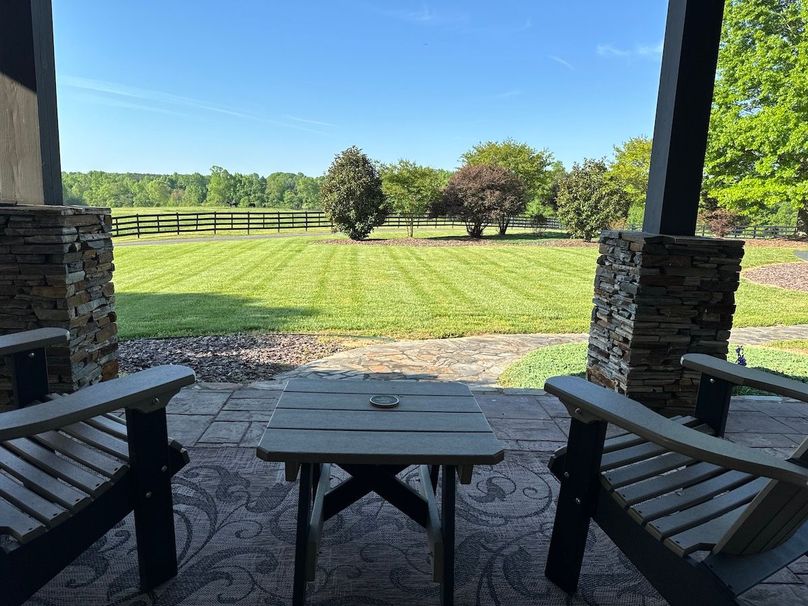 Front Porch Overlooking Pasture