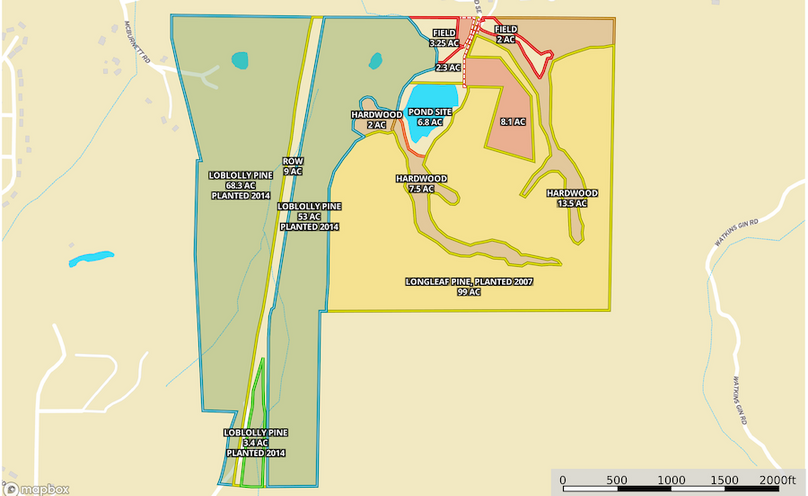 Timber Stand Map Floyd 277