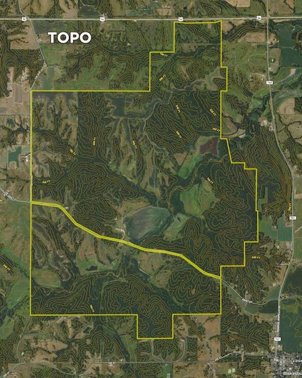 Monroe 3600 Map - 03_Topo