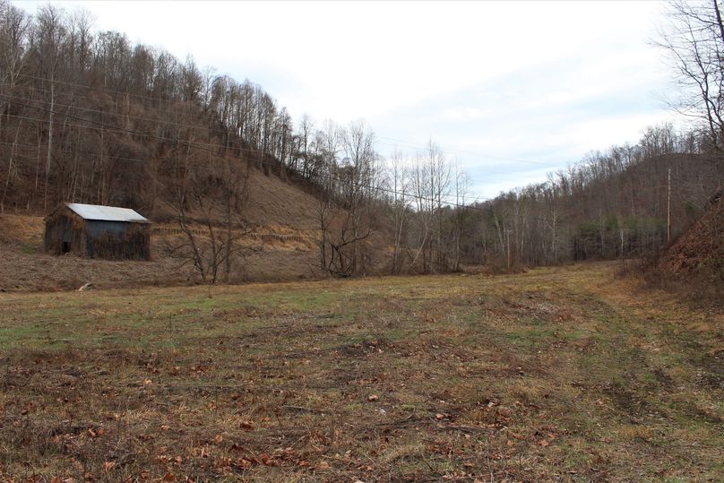 011 open field area looking west across the road at the road and KY 378