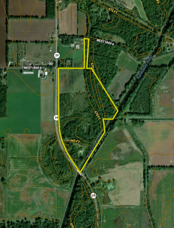 Laporte Co 80 Aerial Contour