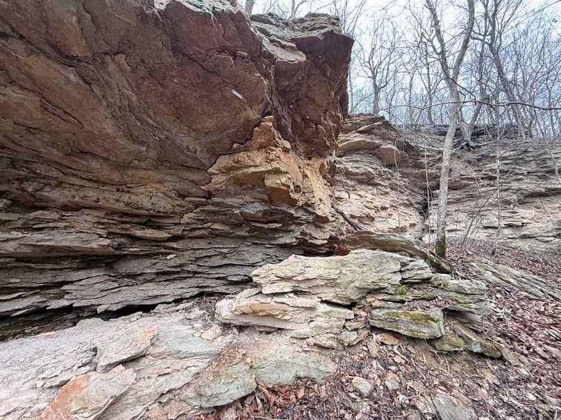 008 rock overhangs and features seemingly everywhere in this property