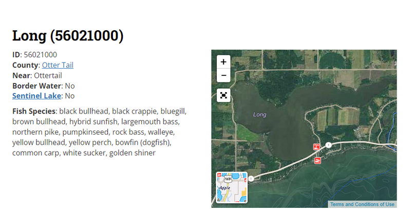 Long Lake Map