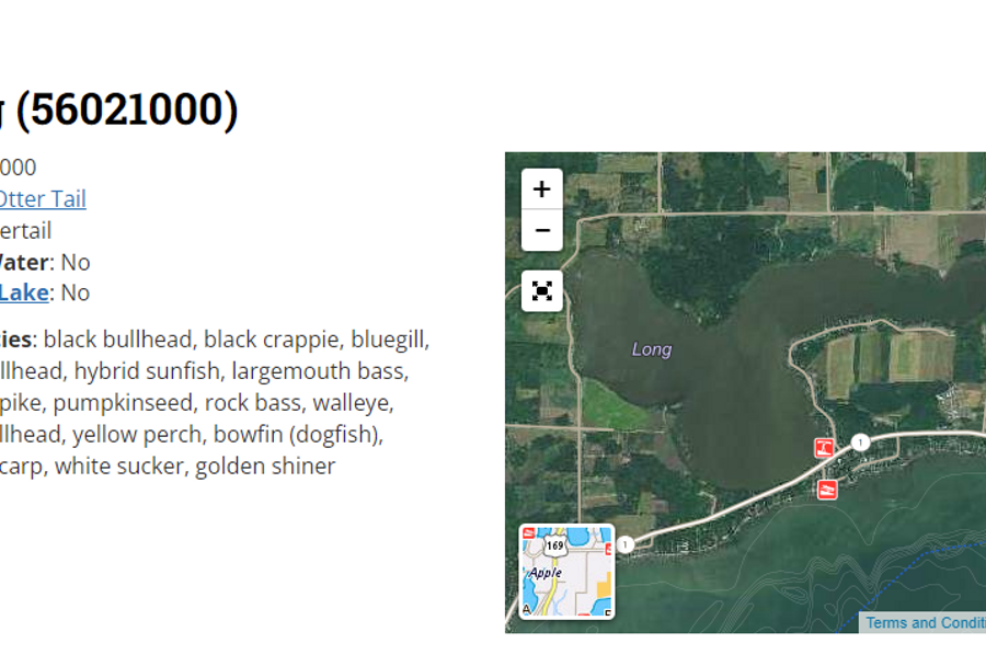 Long Lake Map