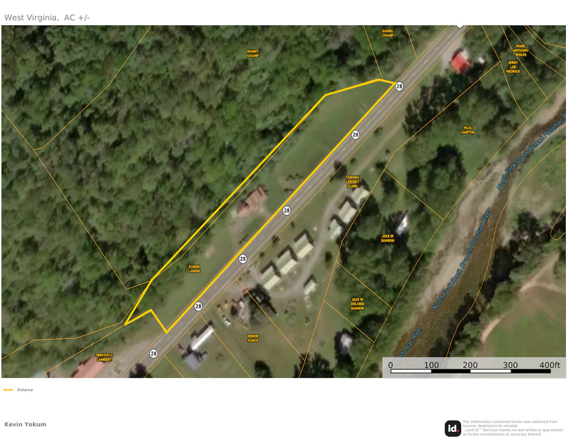 pend co WV 1.37 SR Cabins map 1 site location