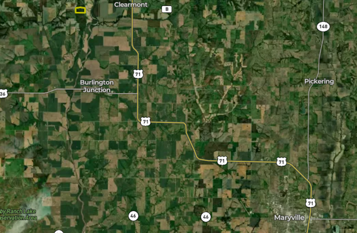 SUPER WIDE AERIAL - NODAWAY CO MO 80