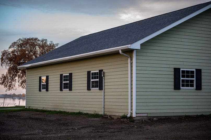 10. back side of garage