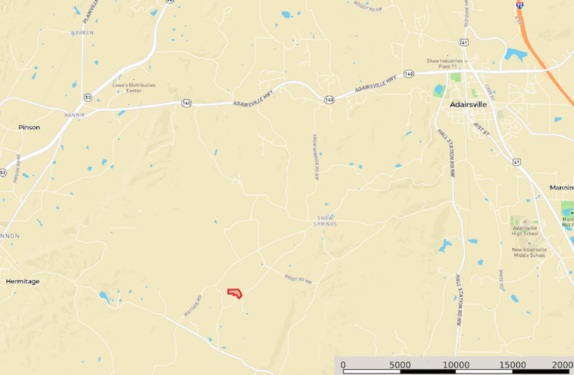 Location1 Map - Bartow 12.5 Ac.