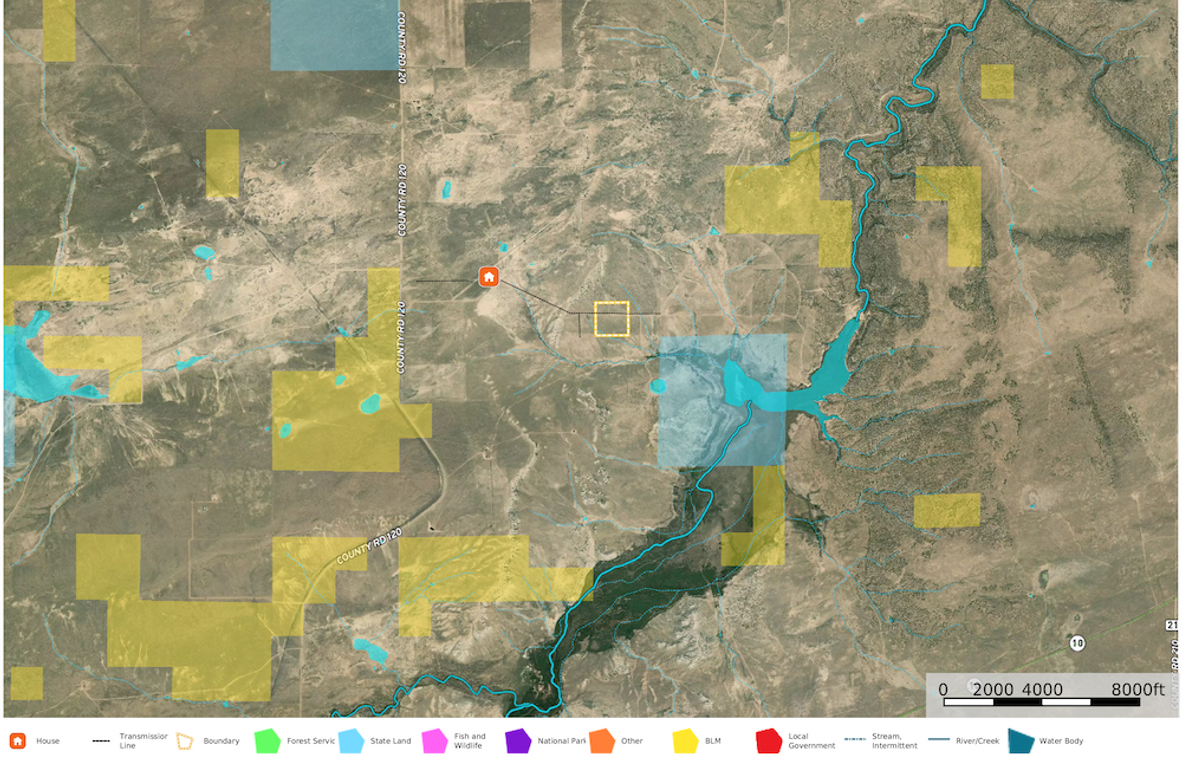 Huerfano, CO Driscoll Split 6 - Aerial 1