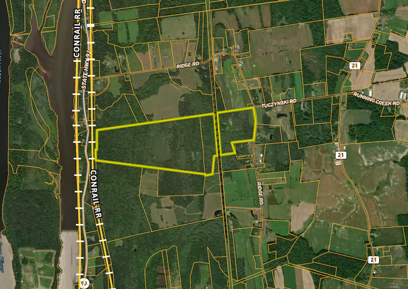 Columbia Co 213.53 Woodbury Farms LLC Railroad map