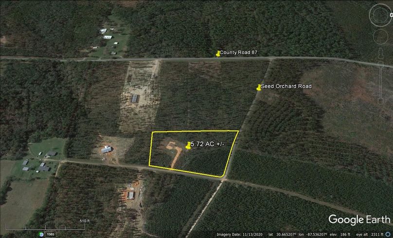 Aerial #5 Approx. 5.72 Acres Baldwin County, AL