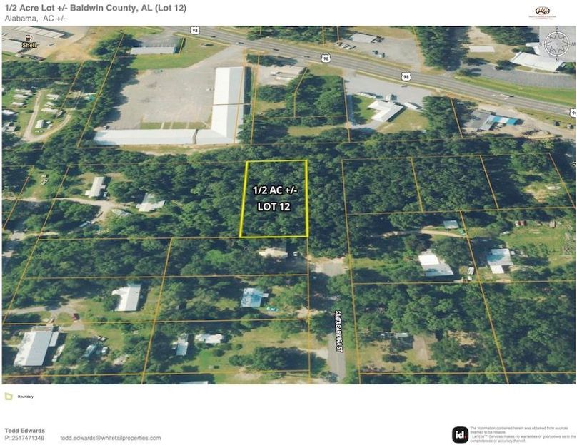 Aerial #1 Lot 12 Baldwin County, AL copy