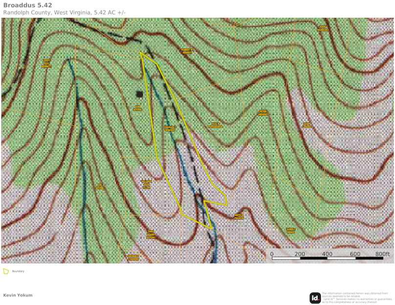 Rand Co WV 5.42 Broaddas map 2 topo