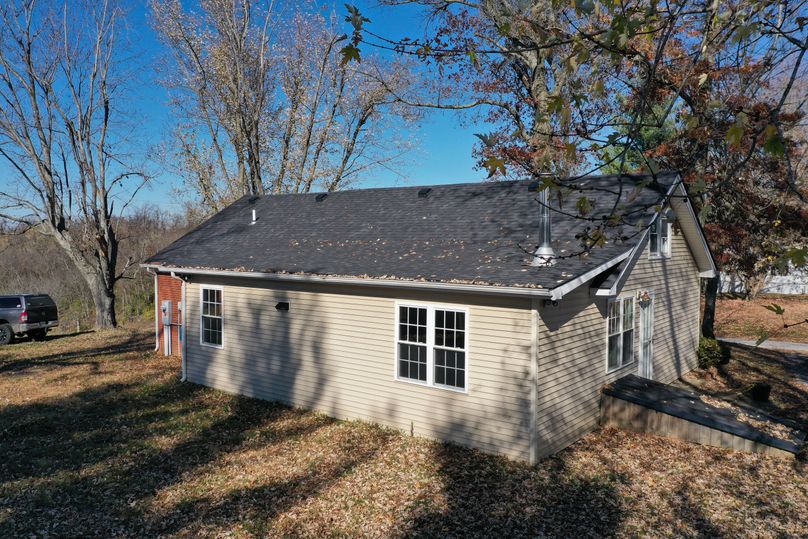 021 view of the back of the home from the southwest corner