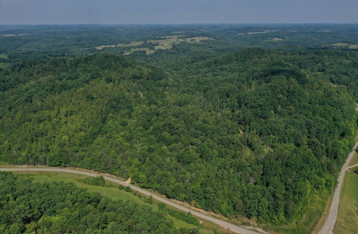 003 aerial drone shot from the east boundary looking west