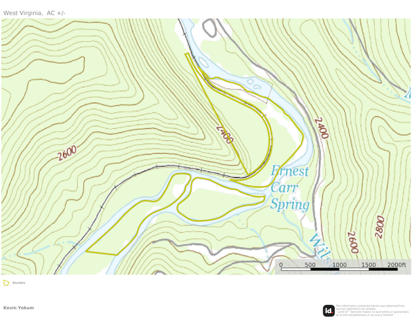 Rand Co WV 69 Bazzle map 2 topo