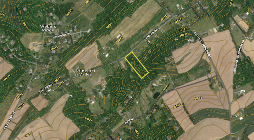 Carroll 3.48 Aerial Contours