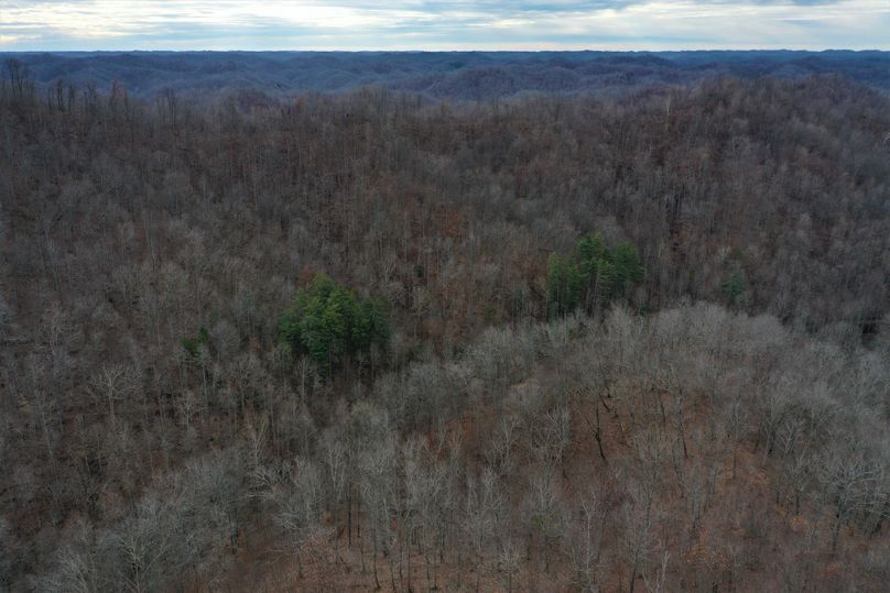 019 aerial drone shot from the northwest point looking south into the valley near the entrance