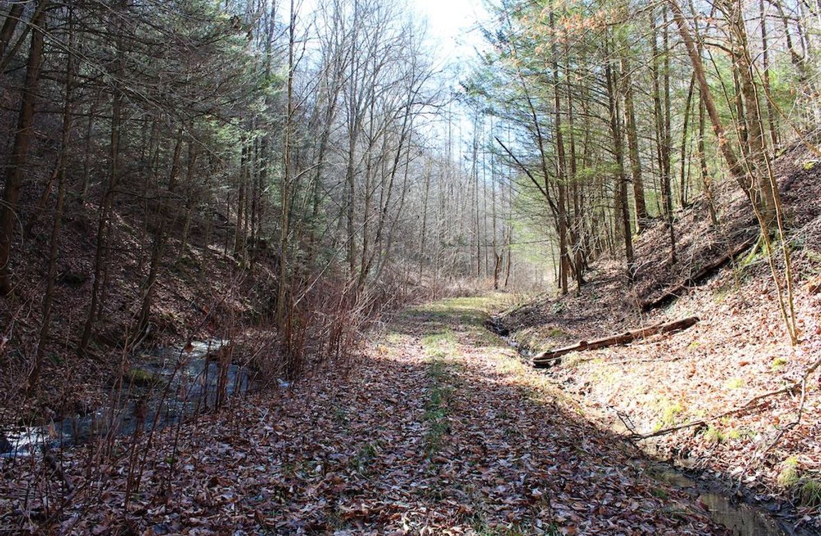 002 the road leading from the gate up the valley