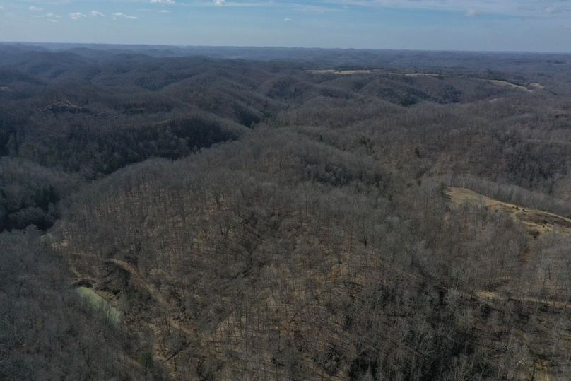 017 aerial drone shot from the northeast boundary looking south