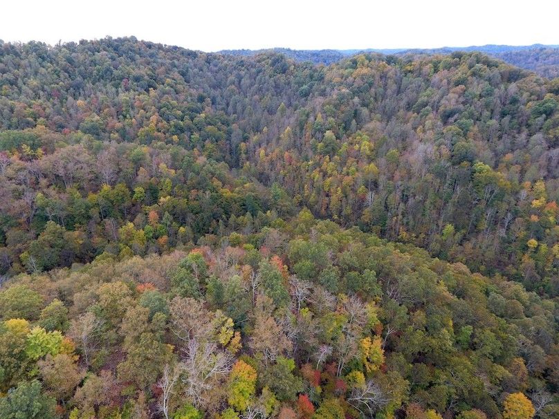 023 drone shot from the north ridge looking southeast up and across the valley