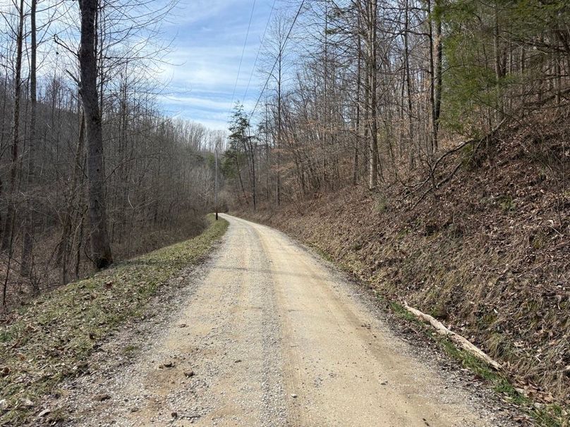 011 the county gravel road along the east boundary