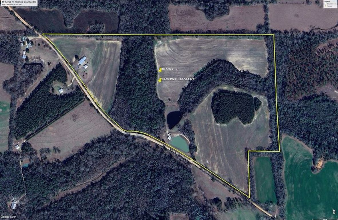 Aerial #1 Approx. 88 Acres Holmes County, FL