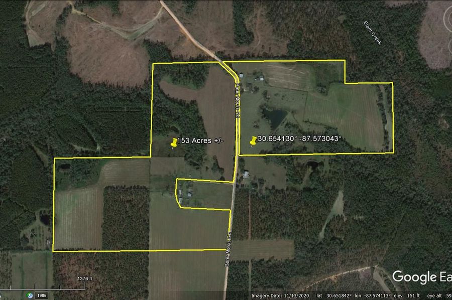 Aerial #1 Approx. 153 Acres Baldwin County, AL