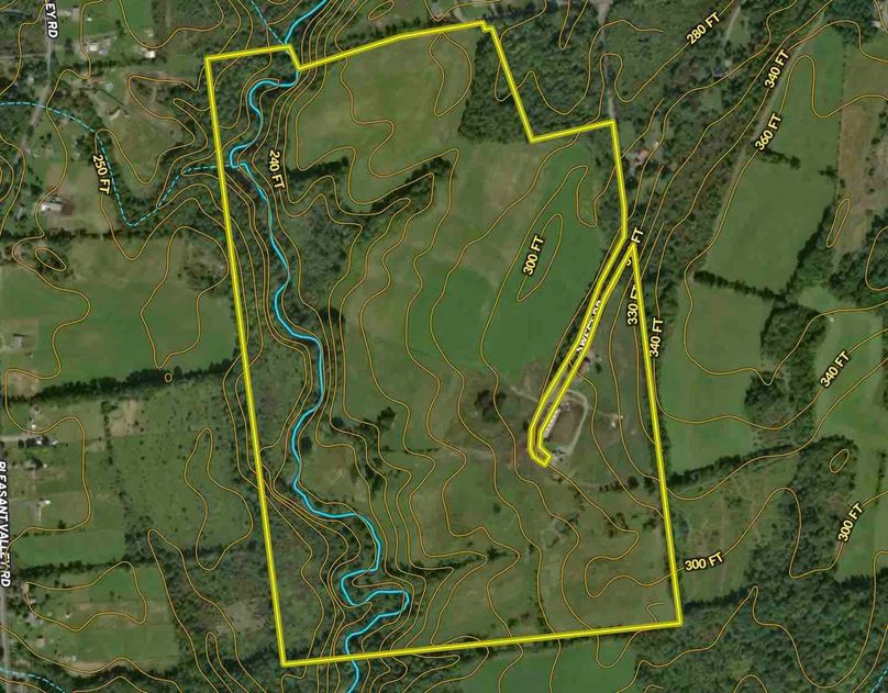 Washington County NY 136.36 Cubello Contour Map