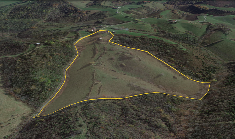 044 Garrard 46 Google Earth 3D view from the north boundary