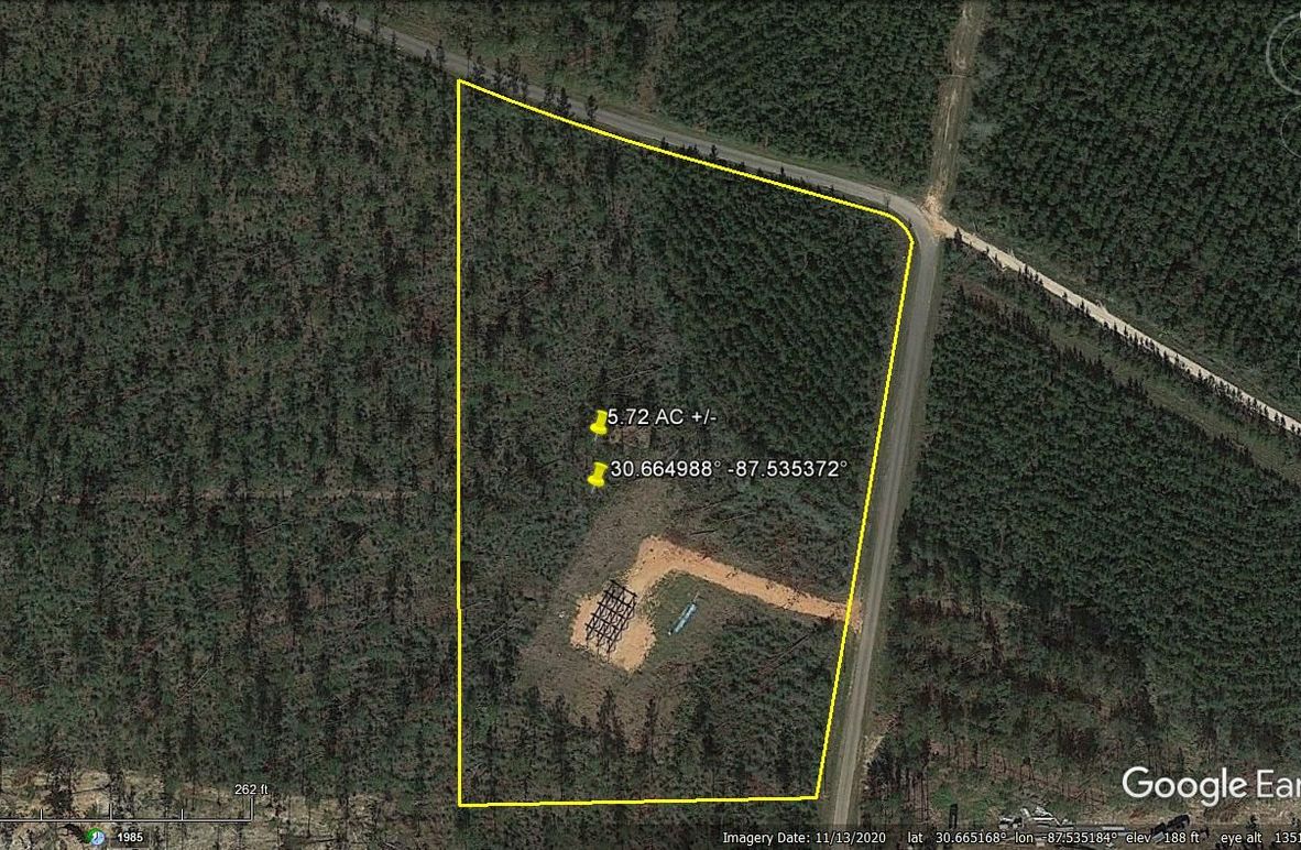 Aerial #1 Approx. 5.72 Acres Baldwin County, AL