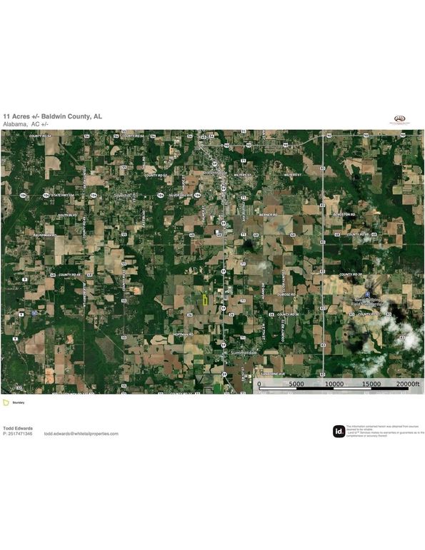 Aerial #2 Approx. 11 Acres Baldwin County, AL