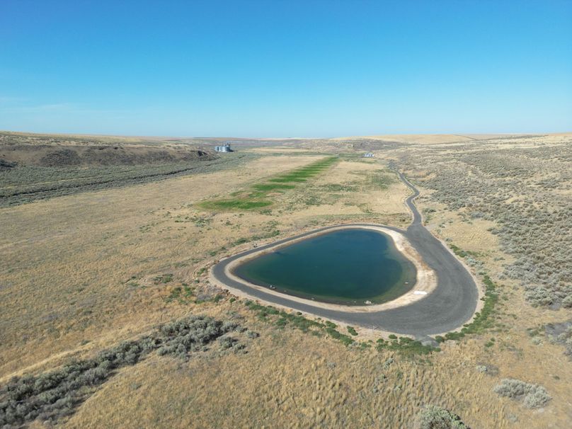 #32 Aerial view of pond from the East