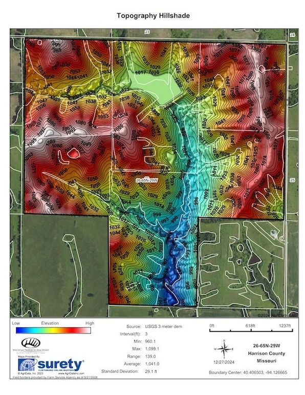 Topography Hillshade