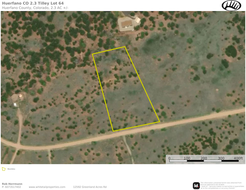 Huerfano CO 2.3 Tilley - Aerial 01