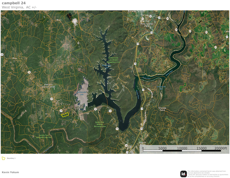 Nich Co WV 24 ac and house map 4 overview
