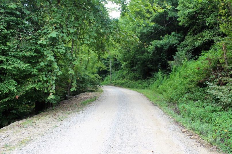 018 gravel county road along the southeast portion of the property