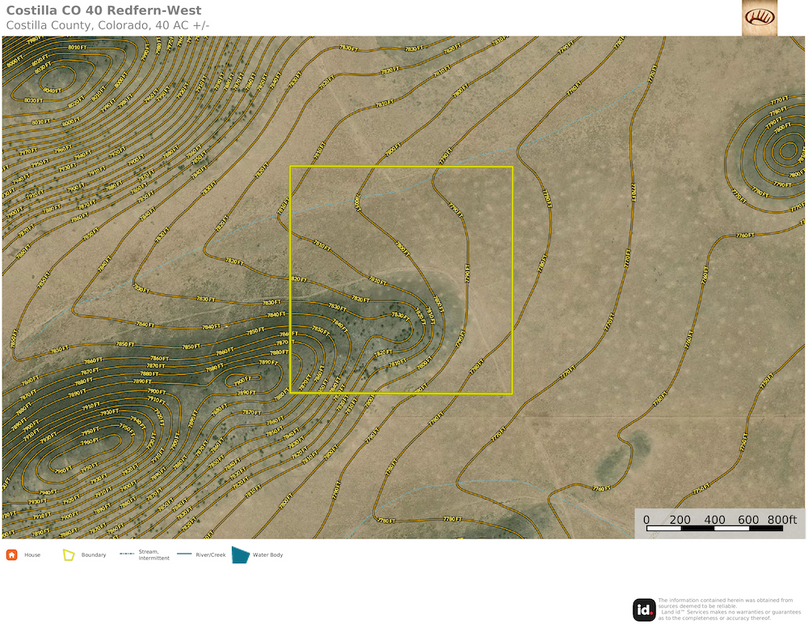 Costilla CO 40 Refern-West Aerial 3 Topo