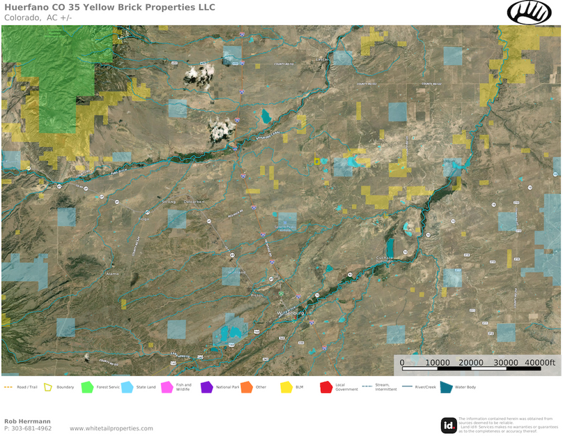 Huerfano CO 35 Yellow Brick Properties LLC - Aerial 03